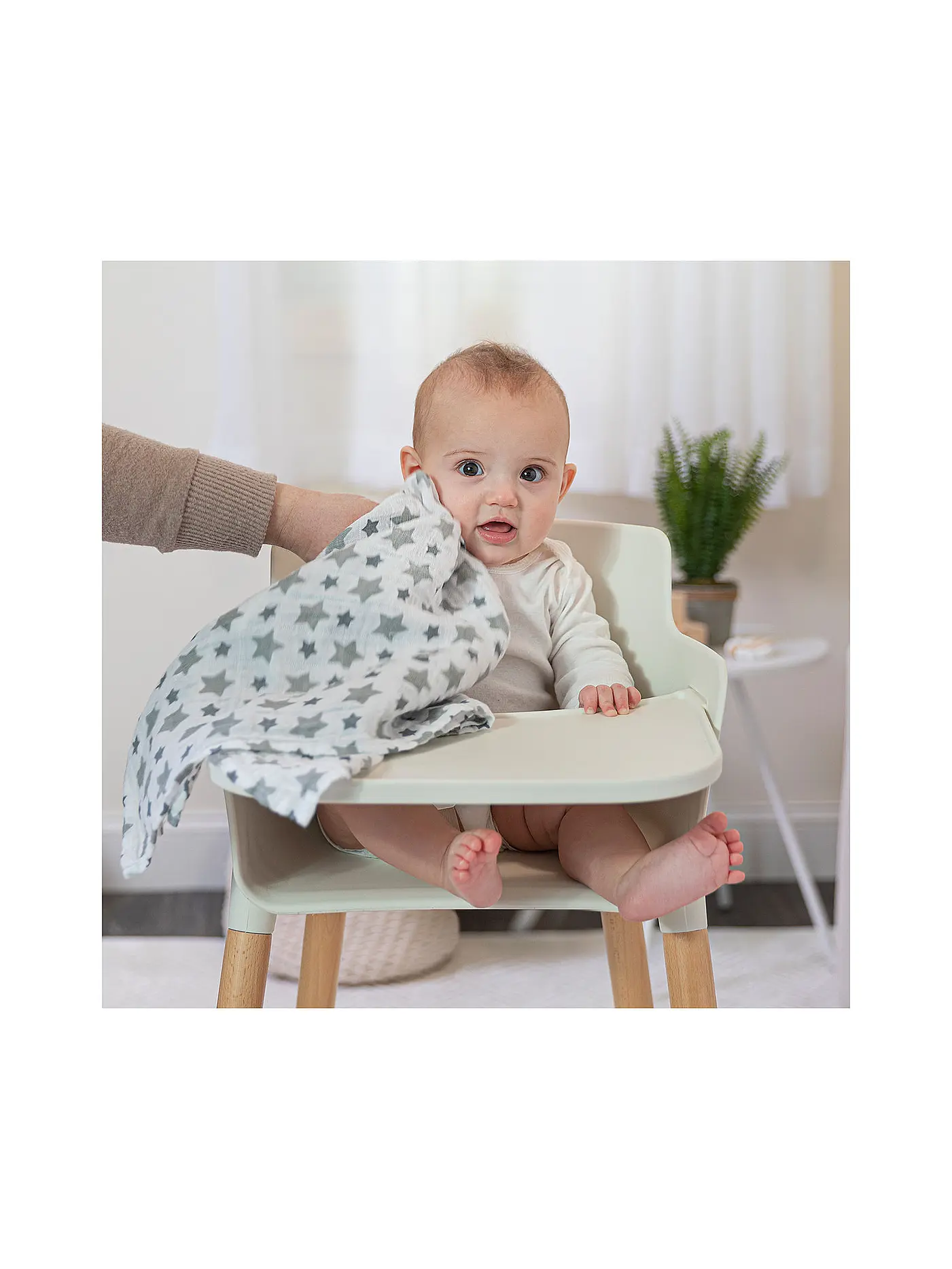 ADEN + ANAIS | Mulltuch 3er Pkg Musy Rising Star | grau